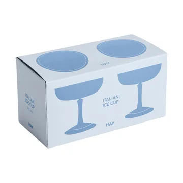 Italian Ice Cup dessertskål 2-pack - Rostfritt stål - HAY