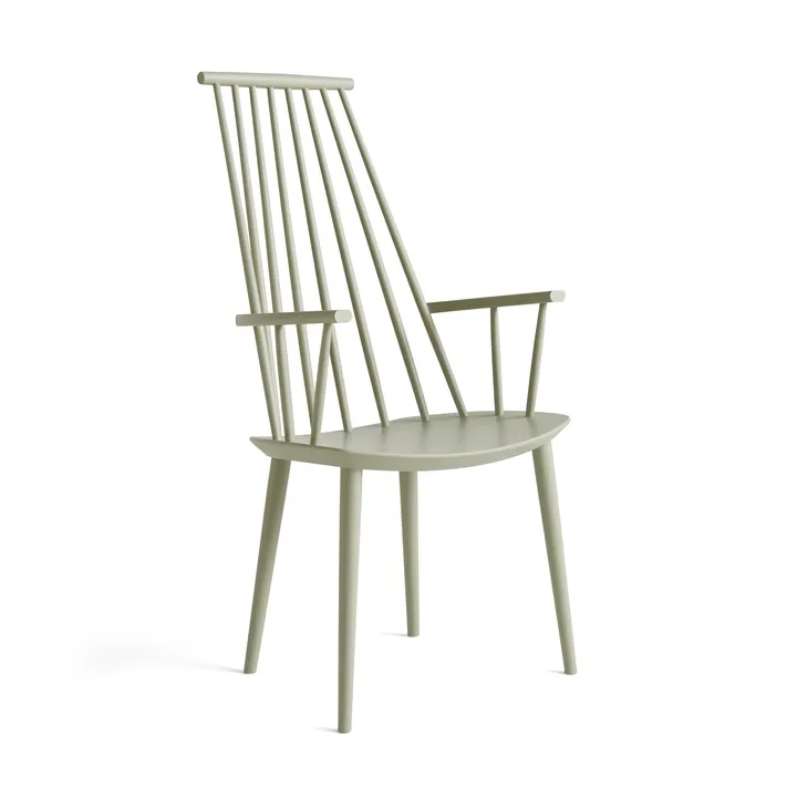 J110 karmstol - Sage lackerad bok - HAY