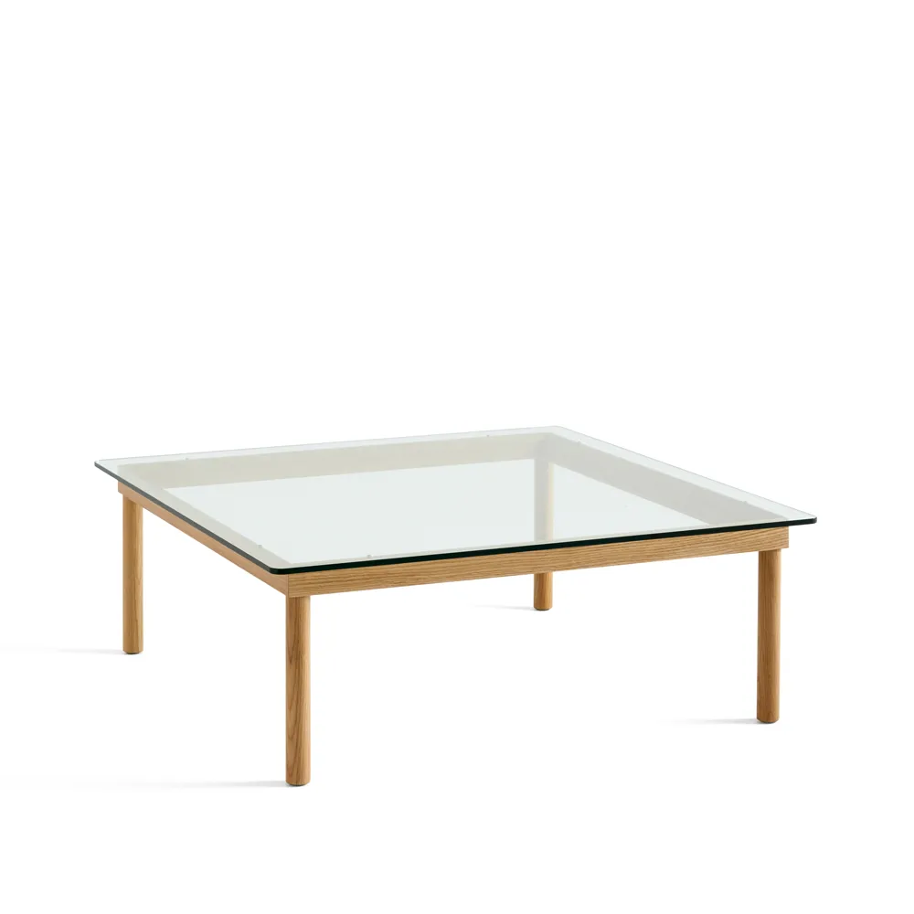 Kofi soffbord, Oak-clear glass, 100 cm HAY