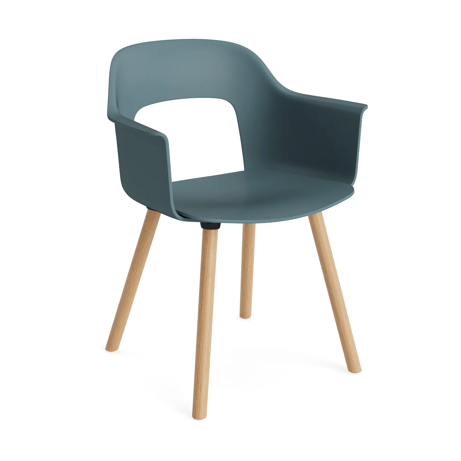 Layout Armchair 221 karmstol, Ocean-lackerad ek HAY