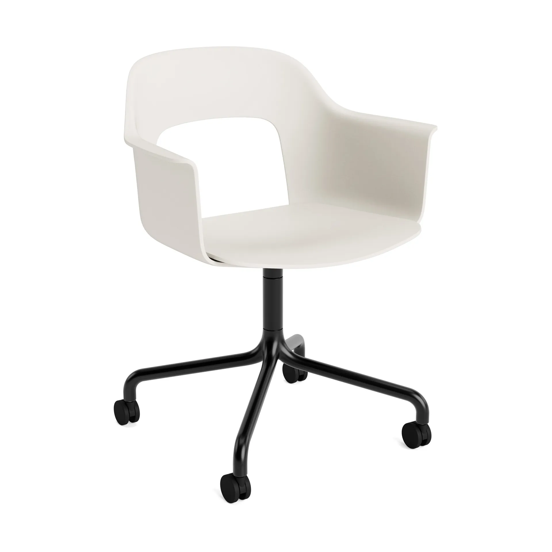Layout Armchair 261 stol, White-black HAY