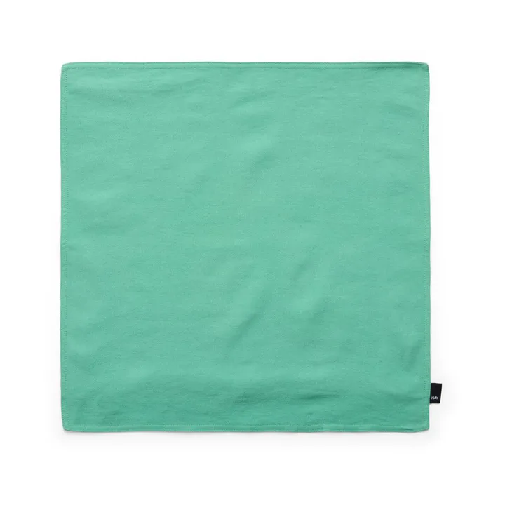 Linen kuddfodral 50x50 cm - Emerald green - HAY