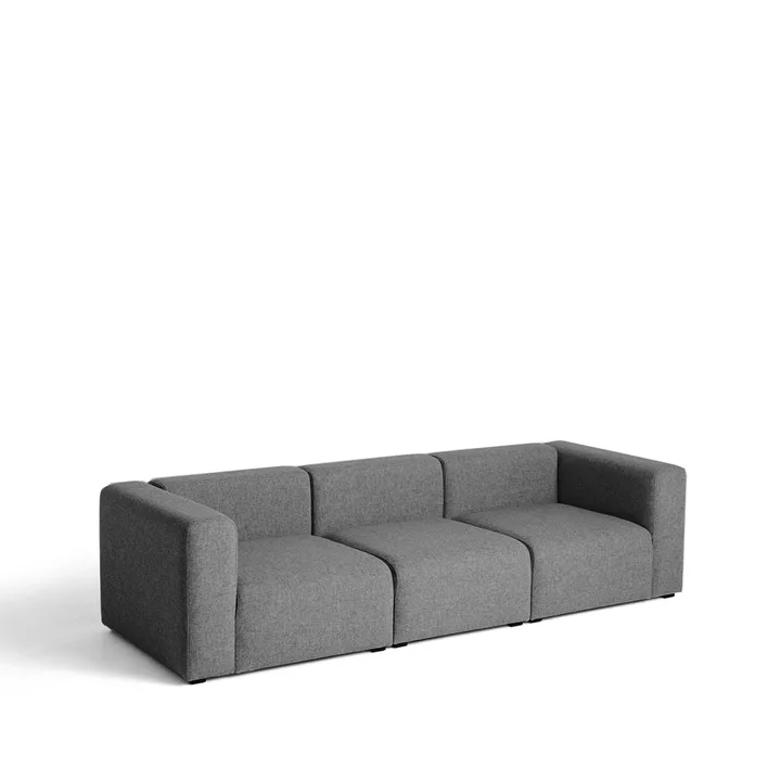 Mags 3-sits soffa - tyg Hallingdal 65 153 grey - HAY