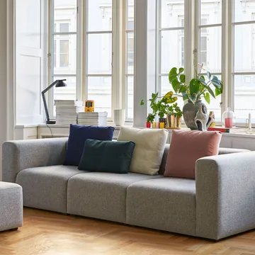 Mags 3-sits soffa - tyg Hallingdal 65 190 svart - HAY