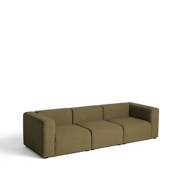 Mags 3-sits soffa - tyg Hallingdal 65 224 brown - HAY