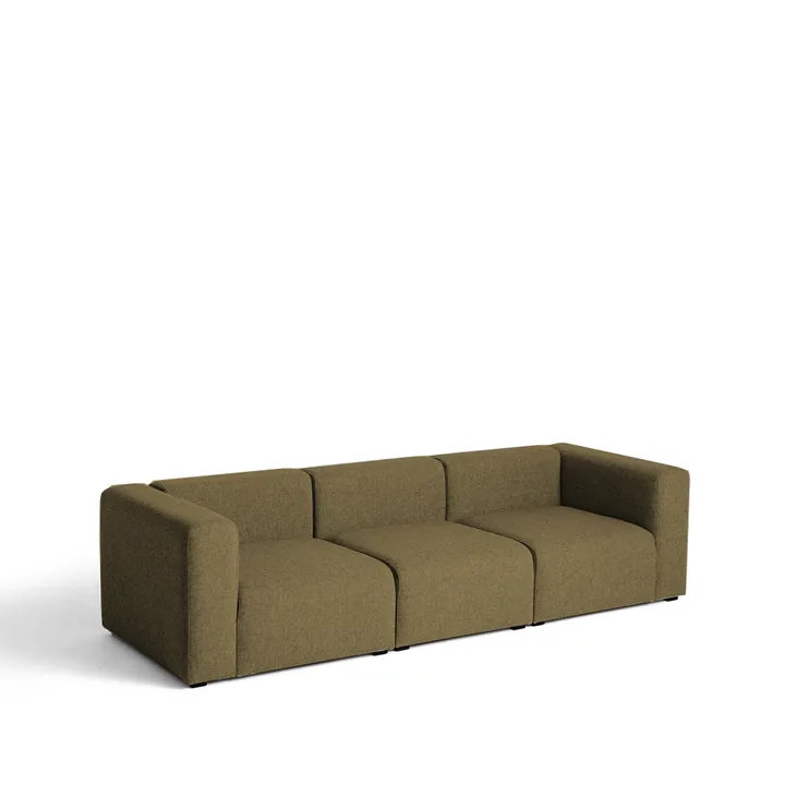 Mags 3-sits soffa - tyg Hallingdal 65 224 brown - HAY