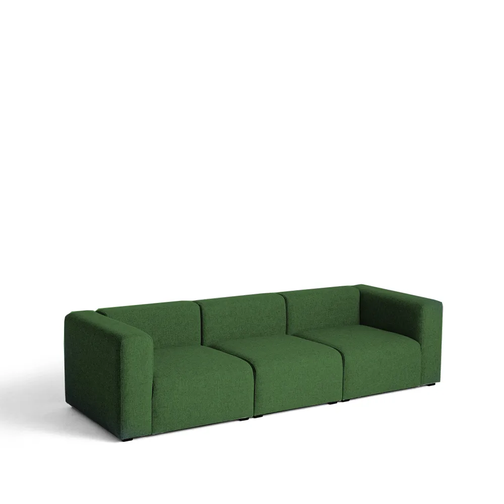Mags 3-sits soffa, tyg Hallingdal 65 944 green HAY