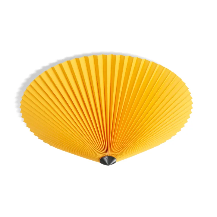 Matin flush mount plafond Ø50 cm - Yellow shade - HAY
