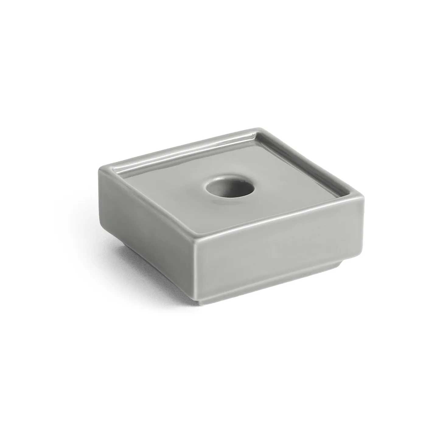 Mattone ljusstake small, Light grey HAY