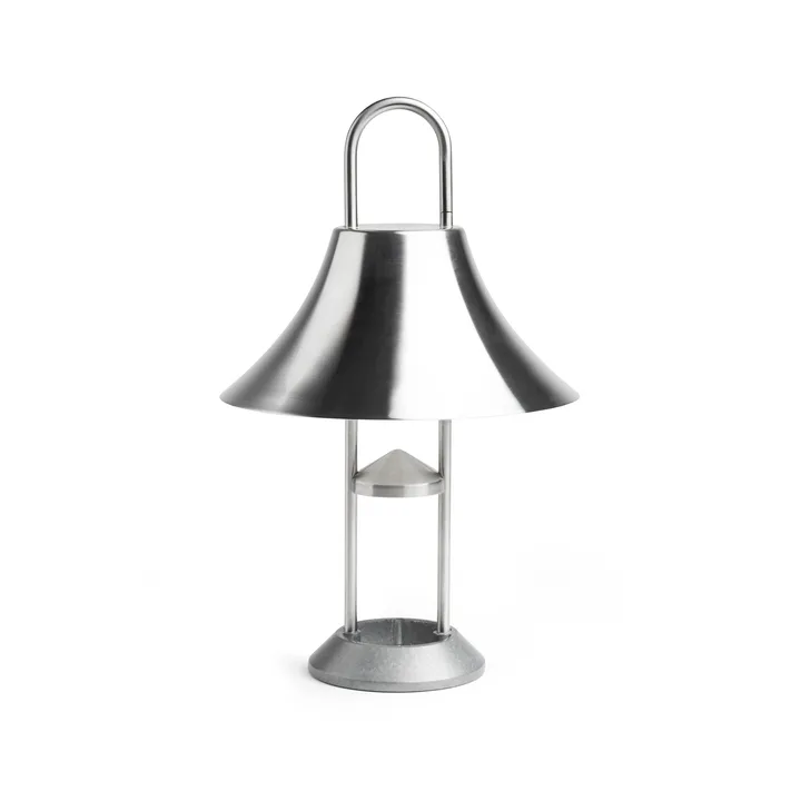 Mousqueton portabel bordslampa - Brushed stainless steel - HAY