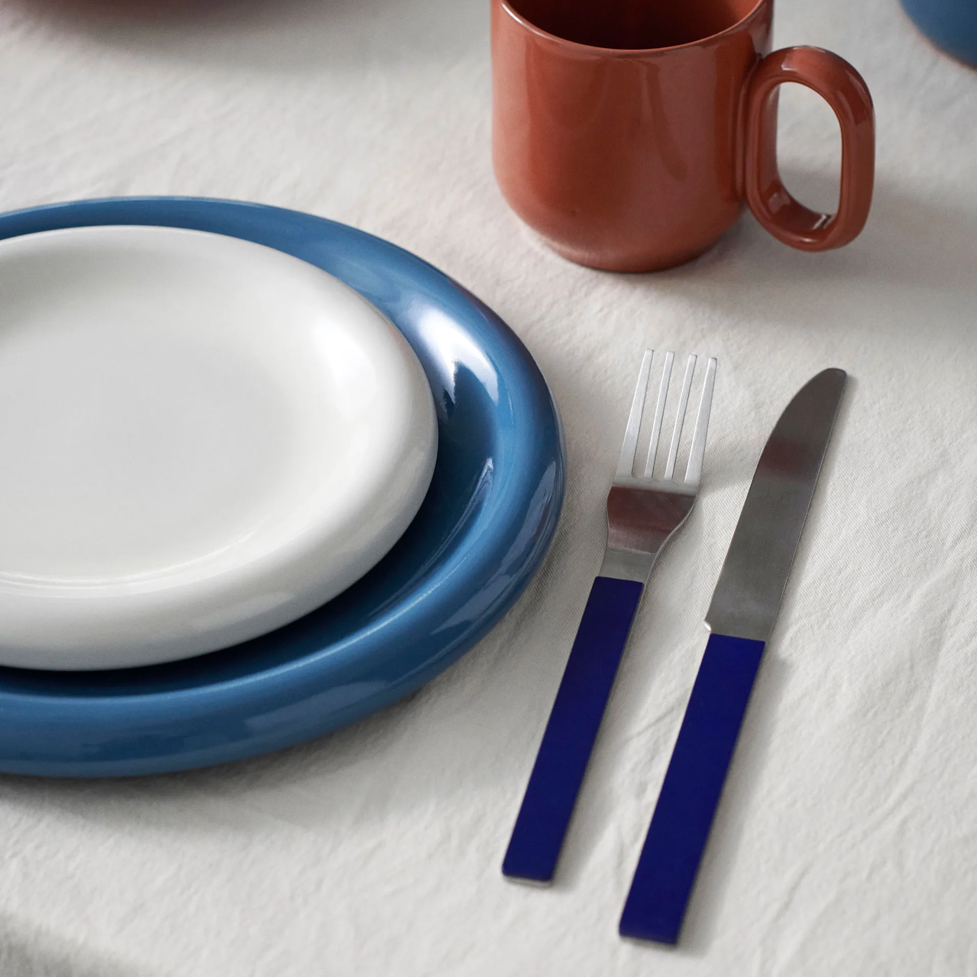 MVS bestickset 4 delar, Dark blue HAY