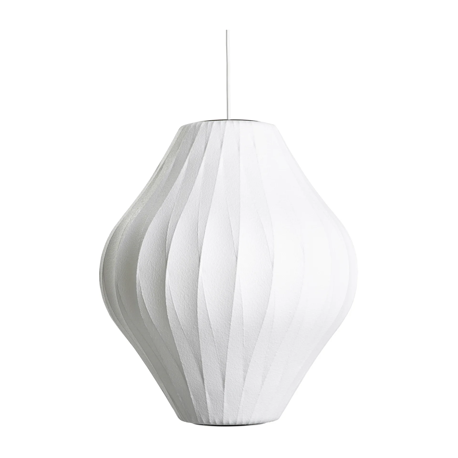 Nelson Bubble Pear crisscross pendel M, Off white HAY
