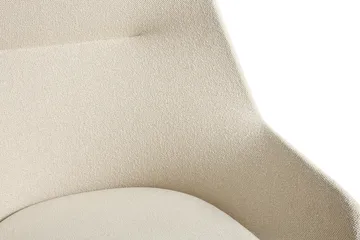 O2 Lounge Chair fåtölj - Soft cream-lackerad stål eggshell - HAY