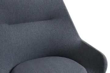 O2 Lounge Chair fåtölj - Soft grey-svartlackerad stål - HAY
