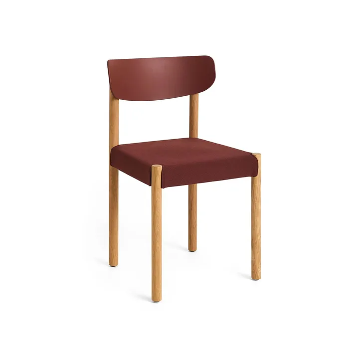 Pack Chair 11 stol - Oljad ek-hull red-Steelcut 655 - HAY