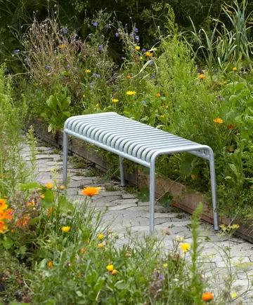 Palissade bänk 120x42 cm - Hot galvanised - HAY