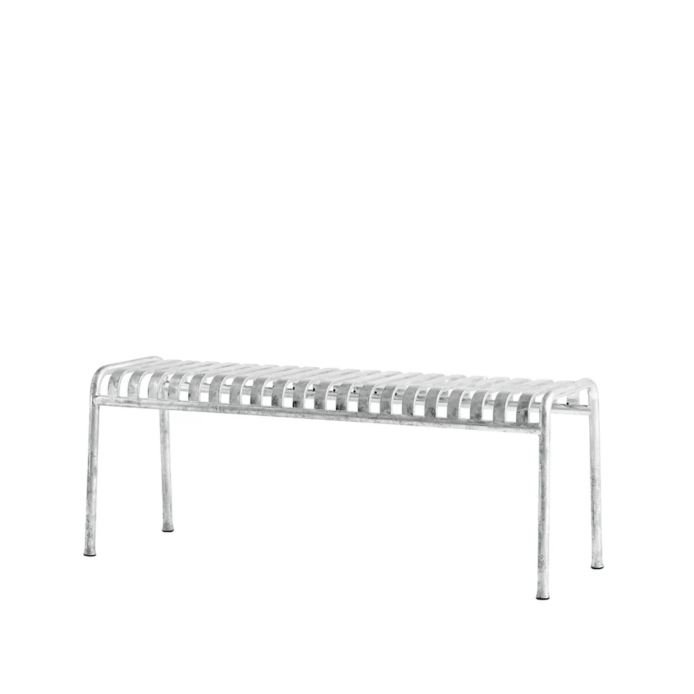 Palissade bänk 120x42 cm, Hot galvanised HAY
