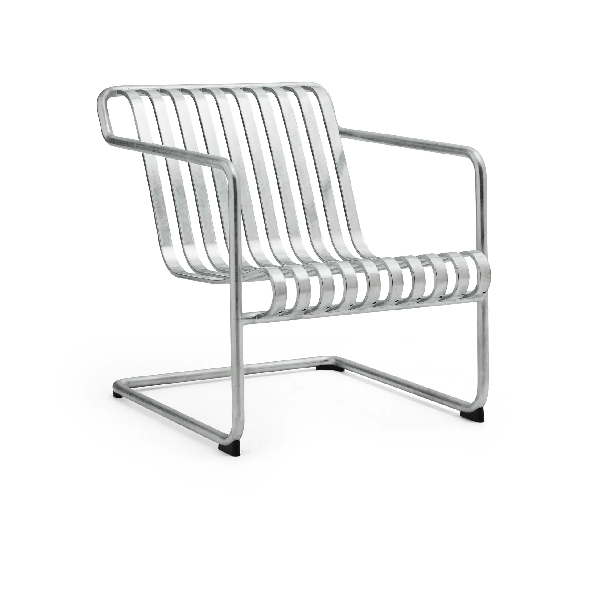 Palissade Cantilever Low loungefåtölj, Hot galvanised steel HAY