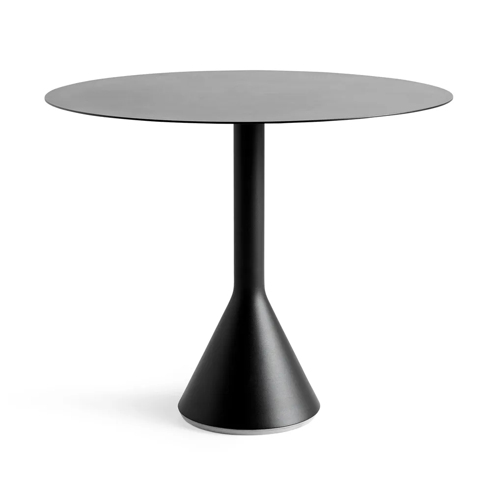 Palissade Cone runt cafébord, Anthracite, ø90 HAY