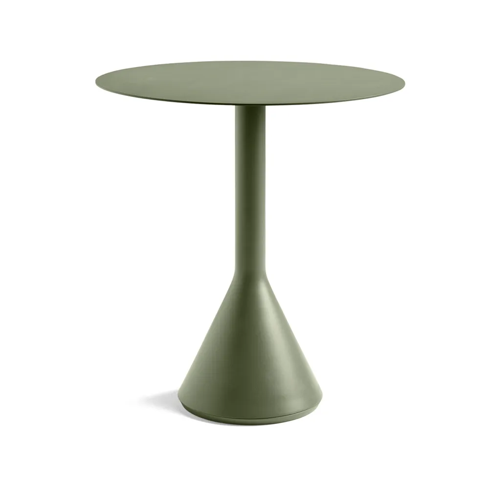 Palissade Cone runt cafébord, Olive, ø70 HAY