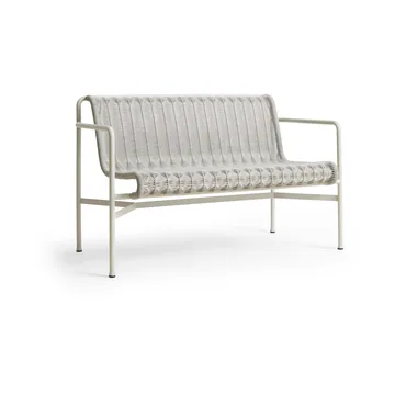 Palissade Cord Dining bänk med armstöd - Sky grey - HAY