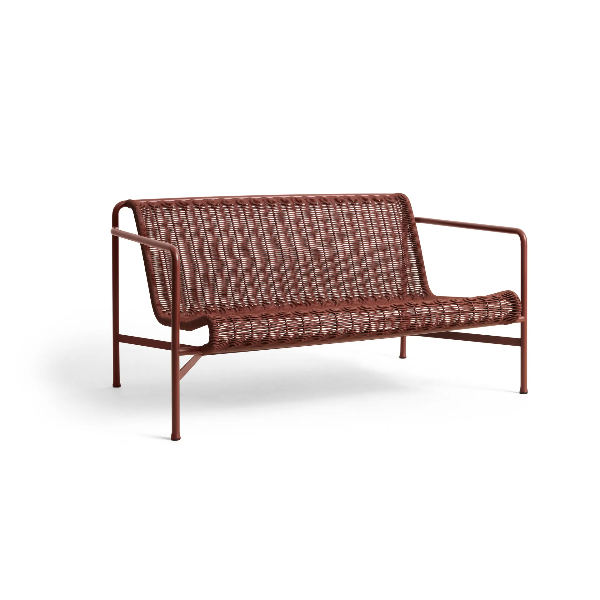 Palissade Cord loungesoffa, Iron red HAY