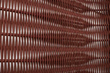 Palissade Cord Low loungefåtölj - Iron red - HAY