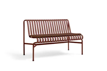 Palissade Dining bänk utan armstöd - Iron red - HAY