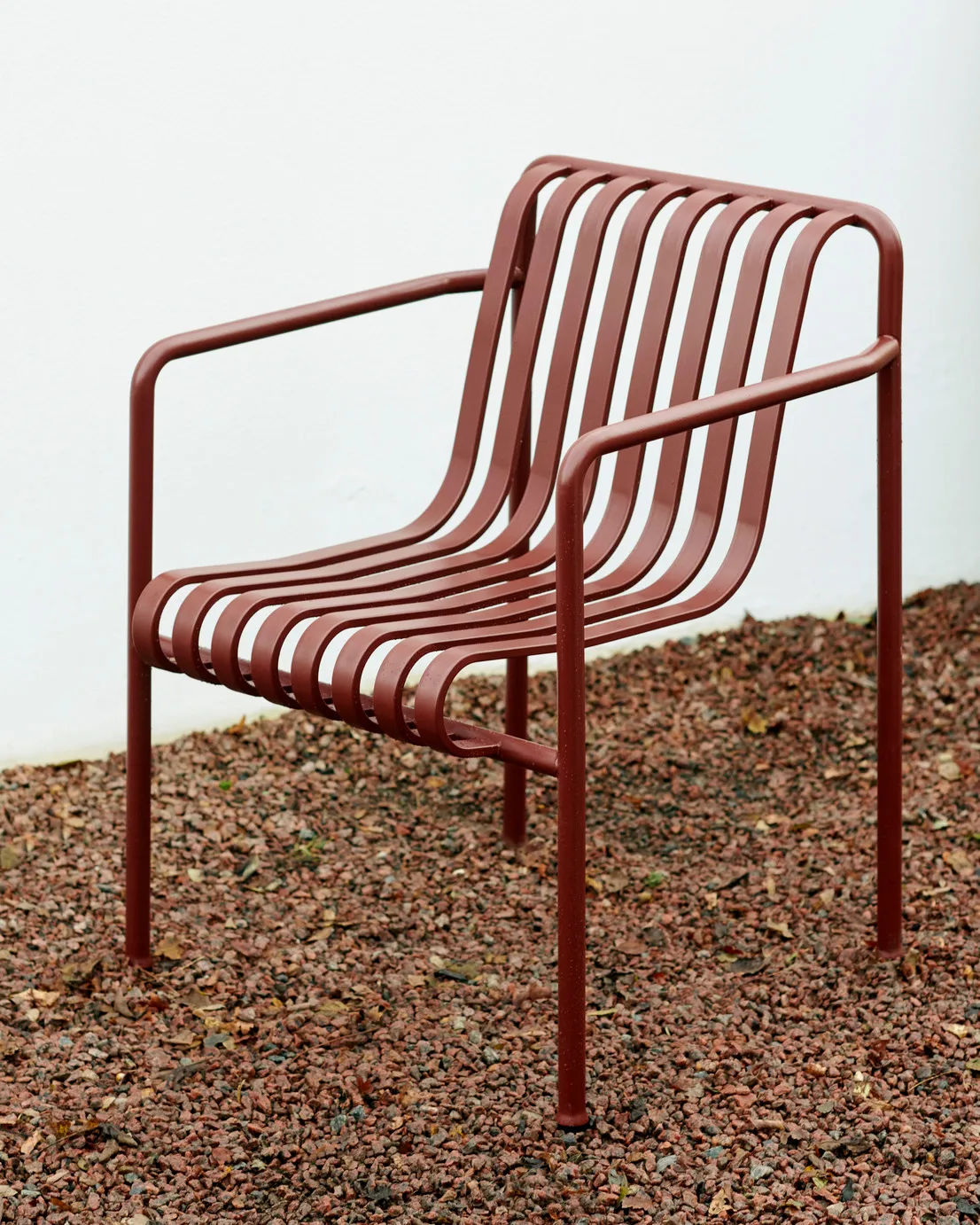 Palissade Dining karmstol, Iron red HAY