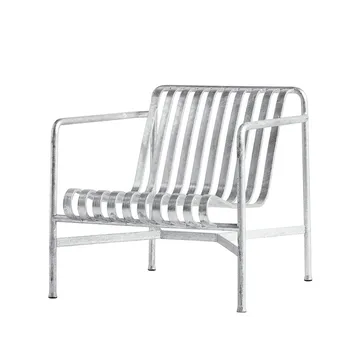 Palissade Low loungefåtölj - Hot galvanised - HAY