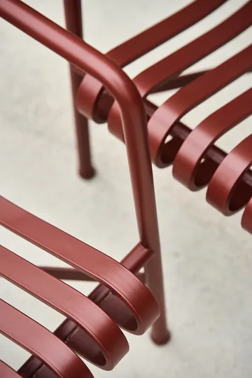 Palissade Low loungefåtölj - Iron red - HAY