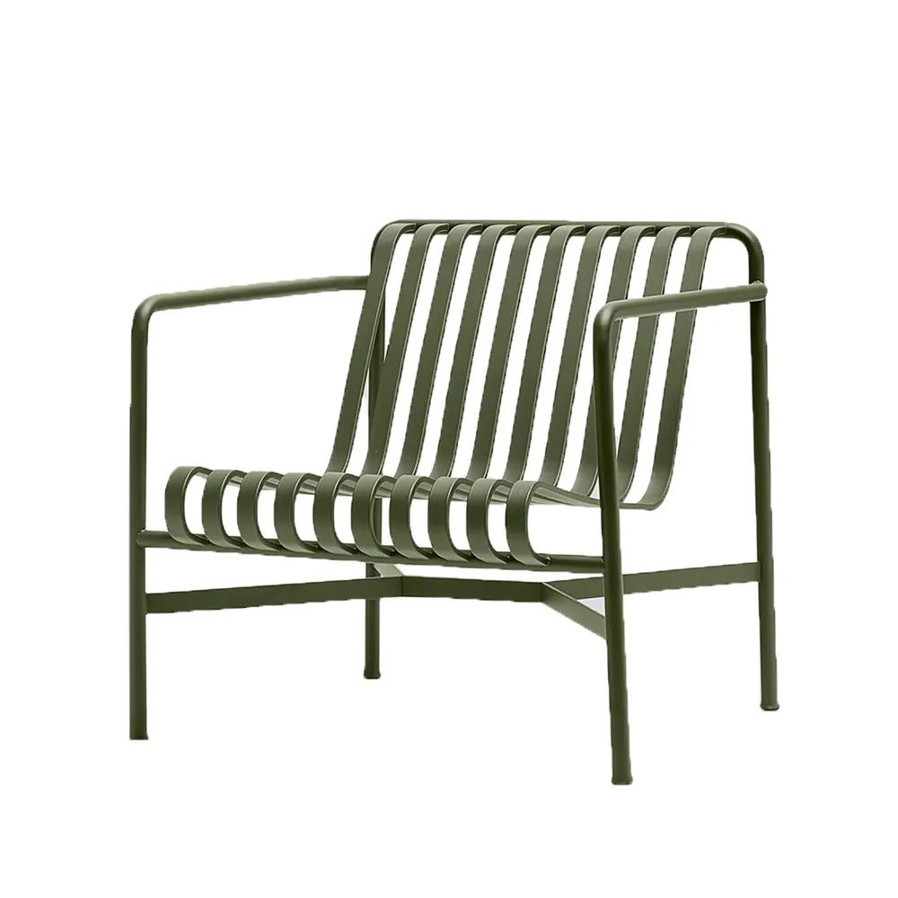 Palissade Low loungefåtölj, Olive HAY