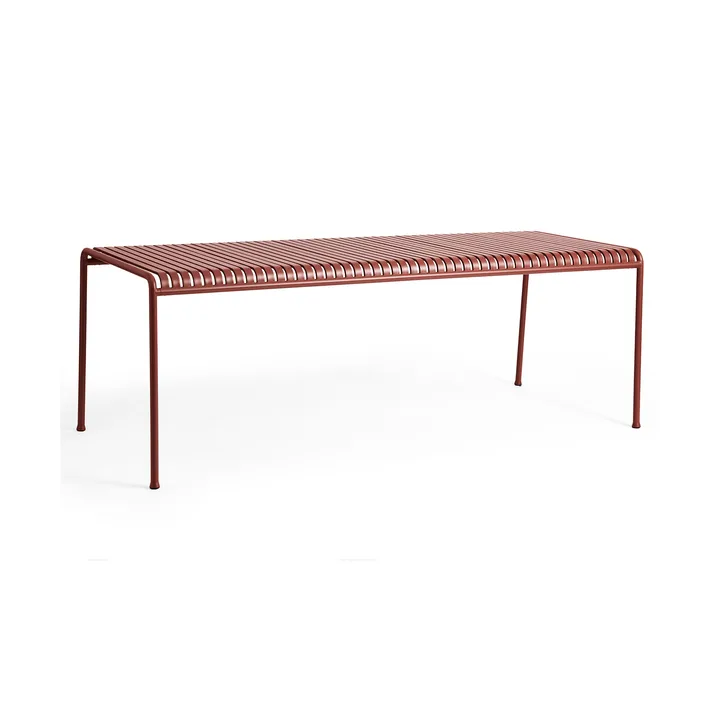 Palissade matbord 220x90 cm - Iron red - HAY
