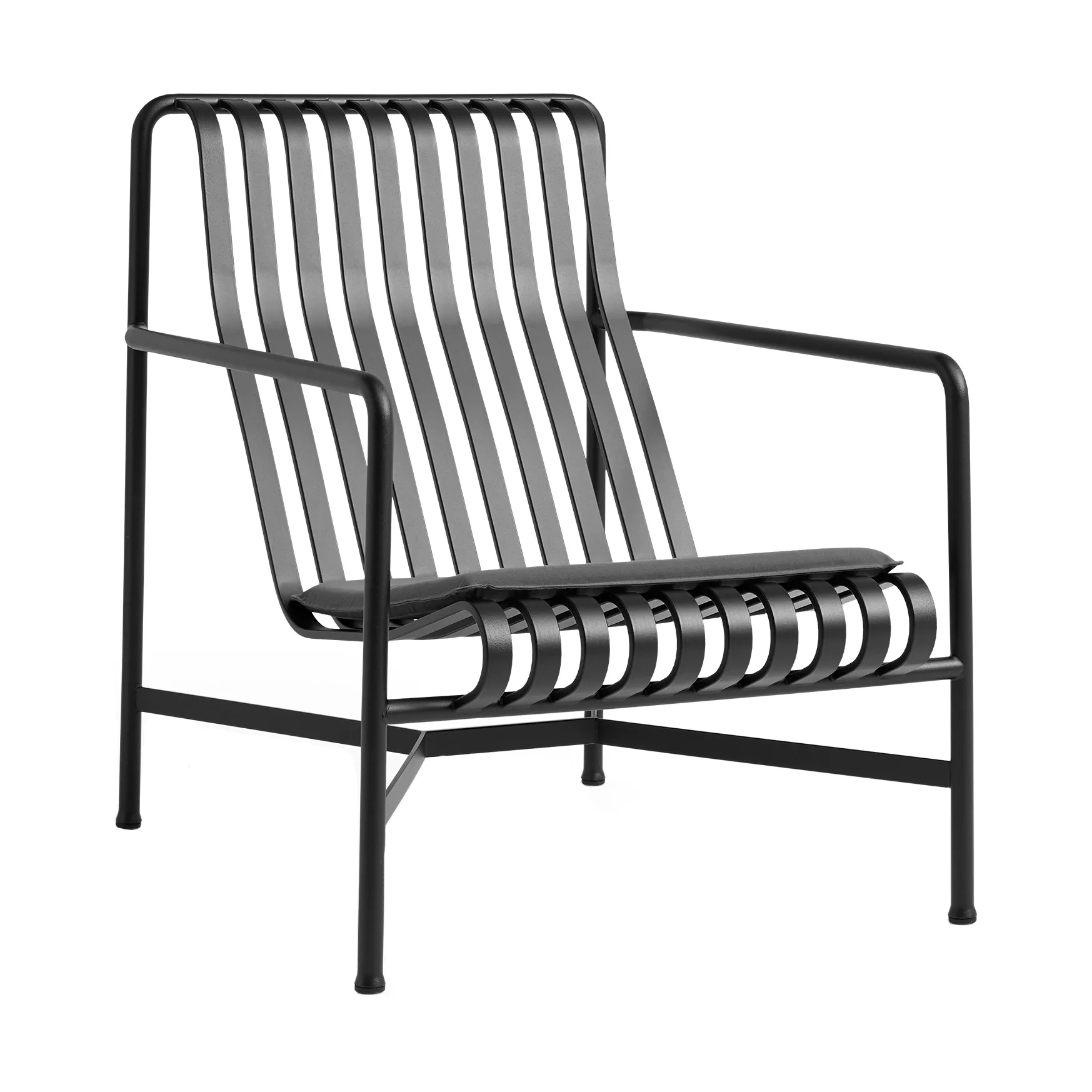 Palissade sittdyna till loungefåtölj high & low, Anthracite HAY