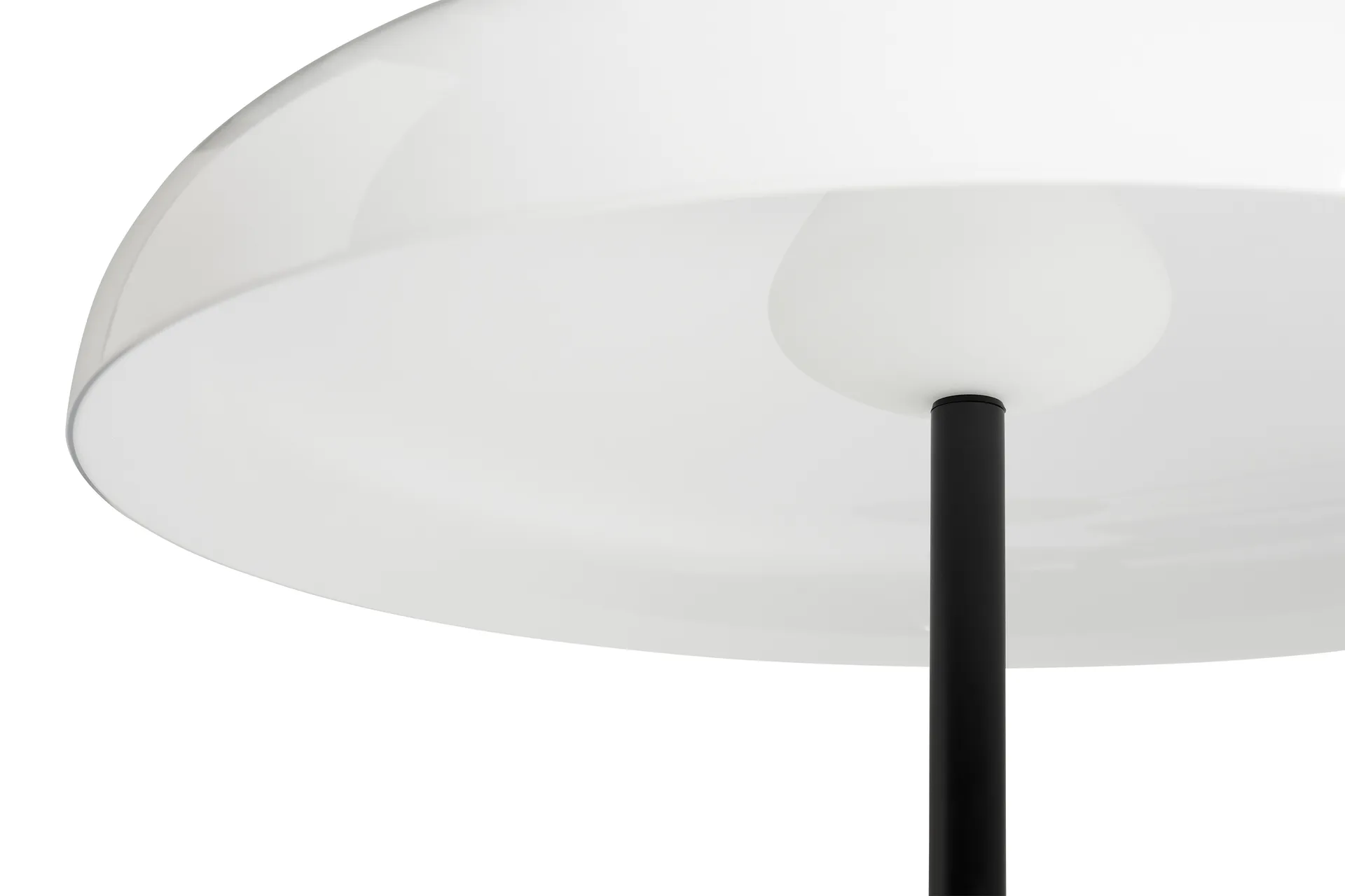 Pao Glass golvlampa, White opal glass HAY