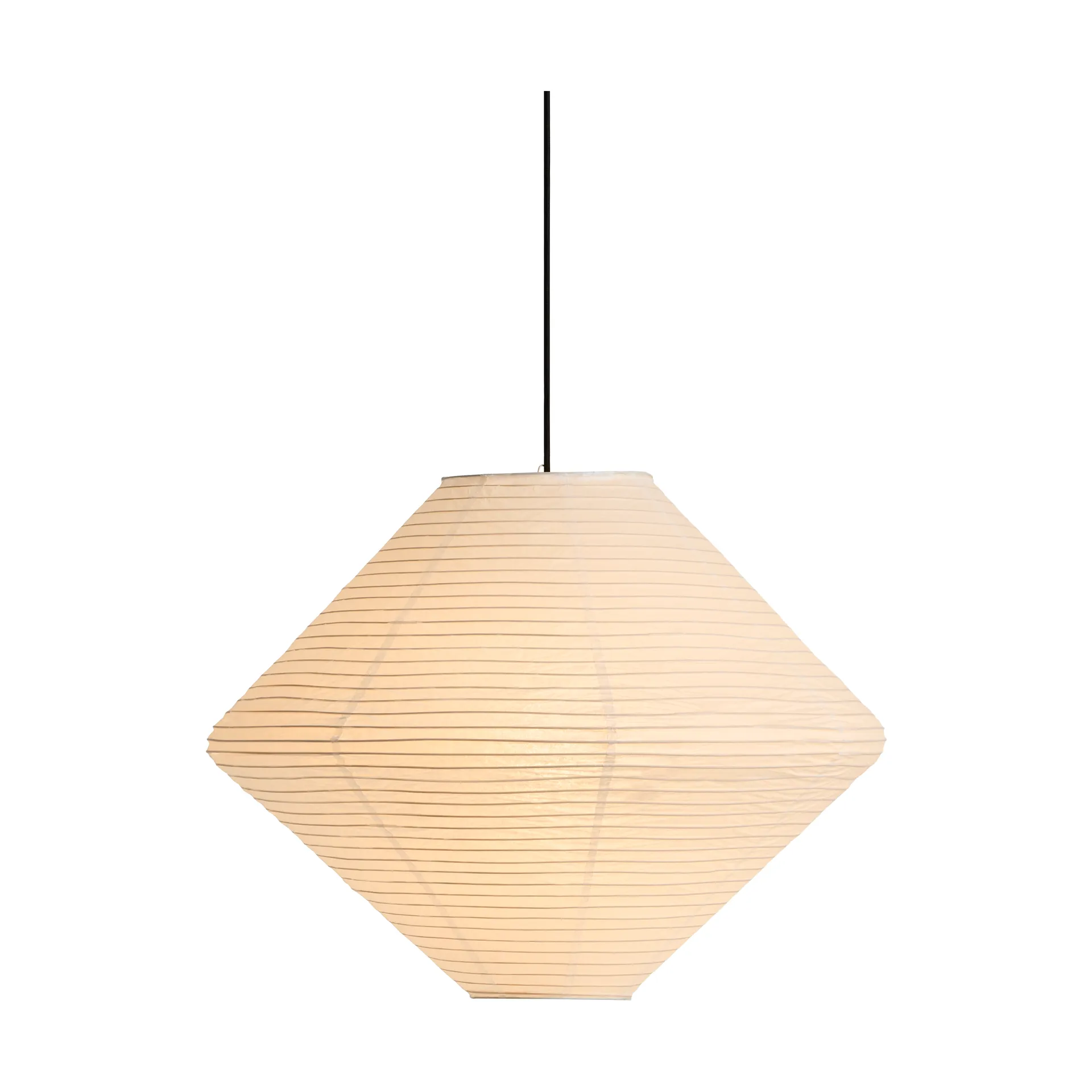 Paper Shade Diamond lampskärm, Classic white, Ø60 cm HAY