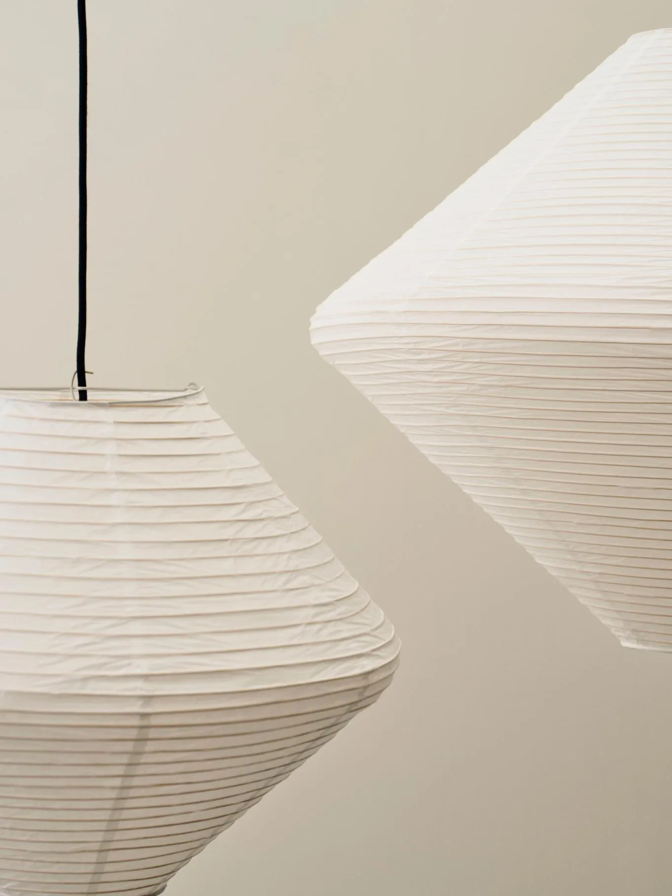 Paper Shade Diamond lampskärm, Classic white, Ø60 cm HAY