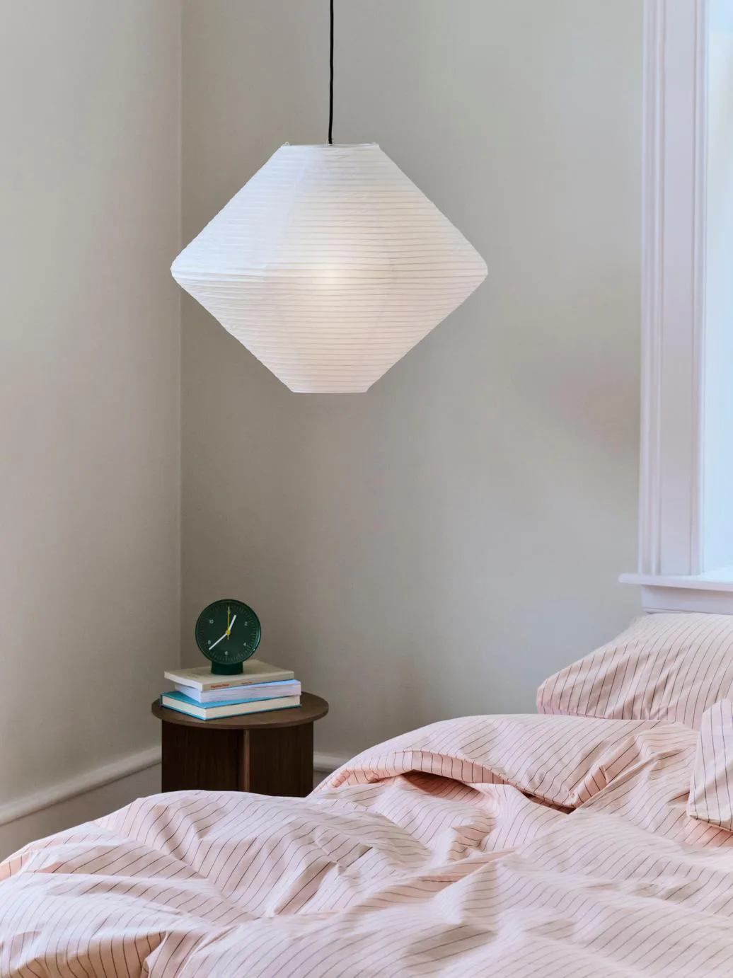 Paper Shade Diamond lampskärm, Classic white, Ø60 cm HAY