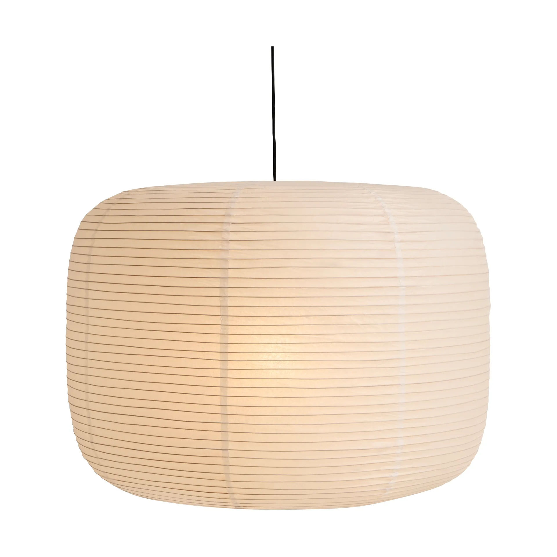 Paper Shade Donut lampskärm, Classic white Ø80 HAY