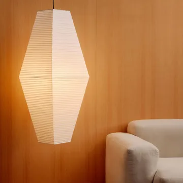 Paper Shade Prism lampskärm - Classic white, 40x110 cm - HAY