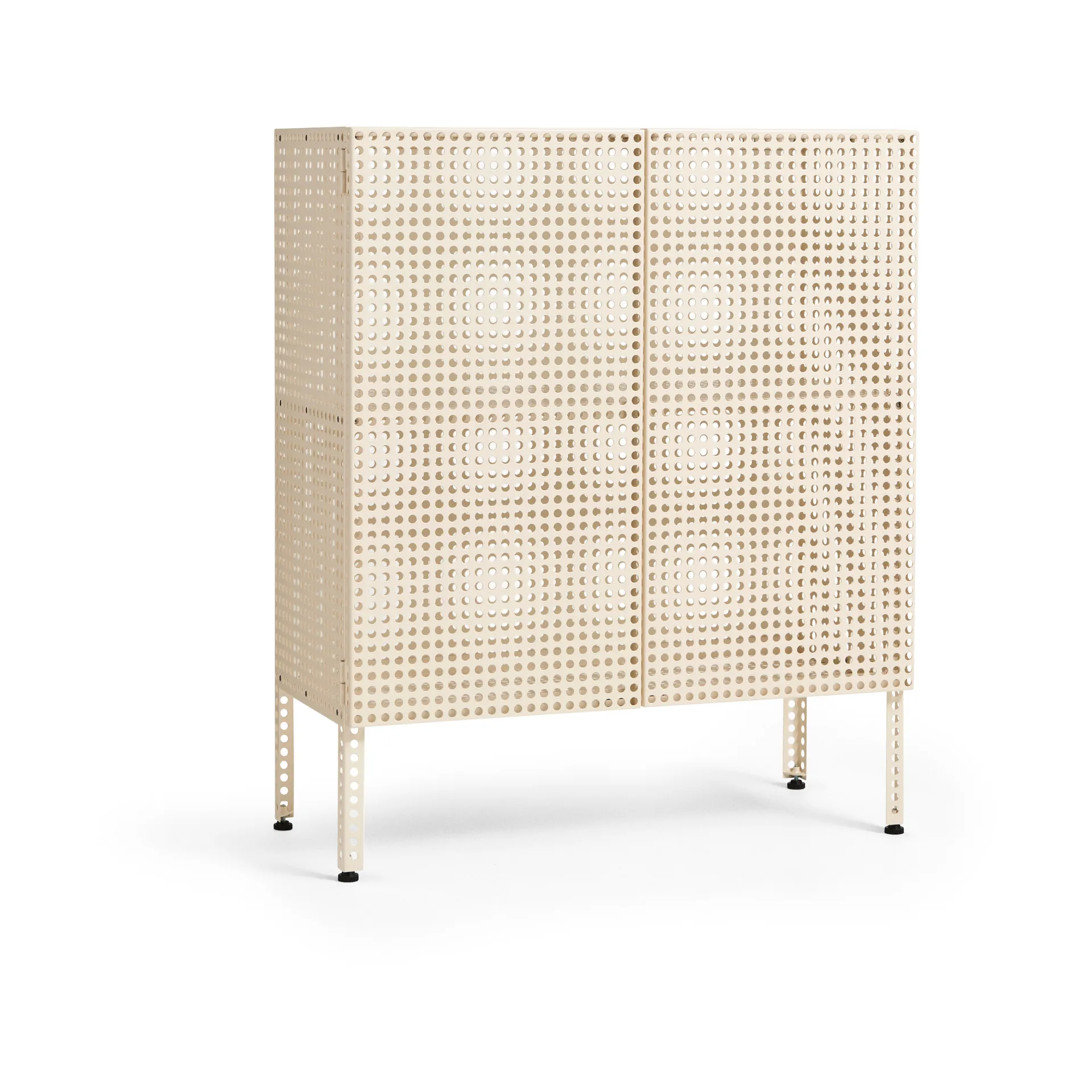 Perforated Cabinet skåp medium, Eggshell HAY