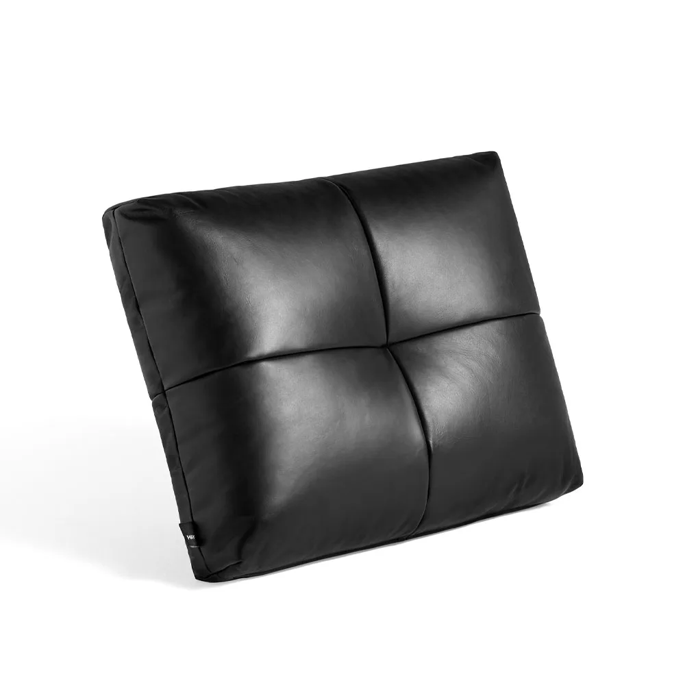 Quilton kudde, läder sense black HAY