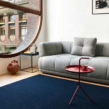 Quilton kudde - läder sense black - HAY