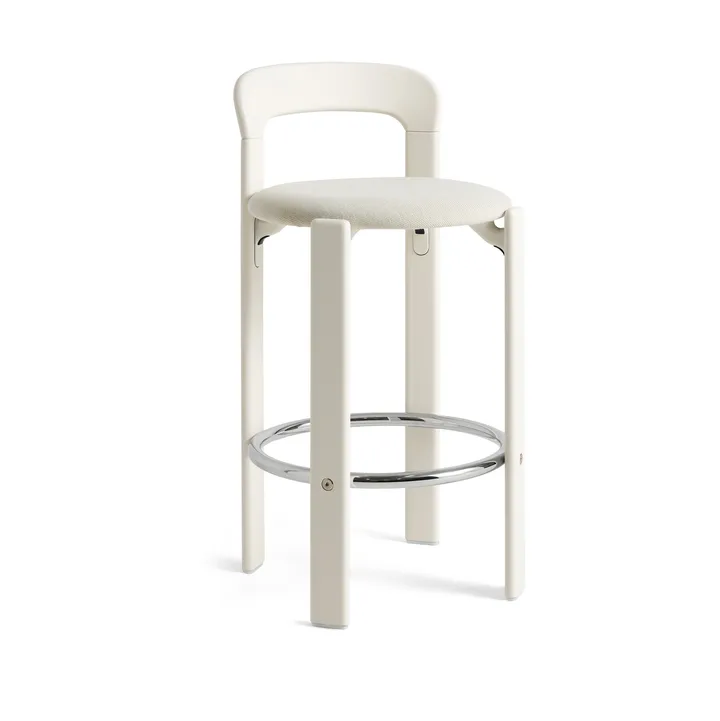 Rey Low klädd barstol - Mode 011-cream white - HAY