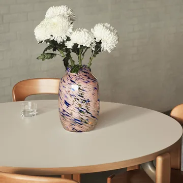 Rey matbord Ø128 cm - Golden-Ivory white - HAY