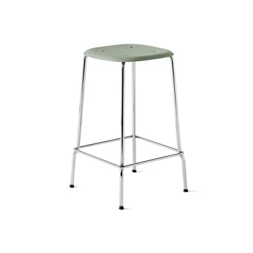 Soft Edge 30 Low barpall - Dusty green- kromstativ - HAY