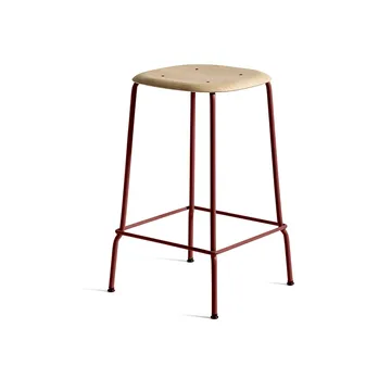 Soft Edge 30 Low barpall - Ek-fall red stålstativ - HAY