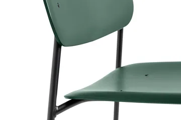 Soft Edge 45 stol - Hunter-svart stålstativ - HAY