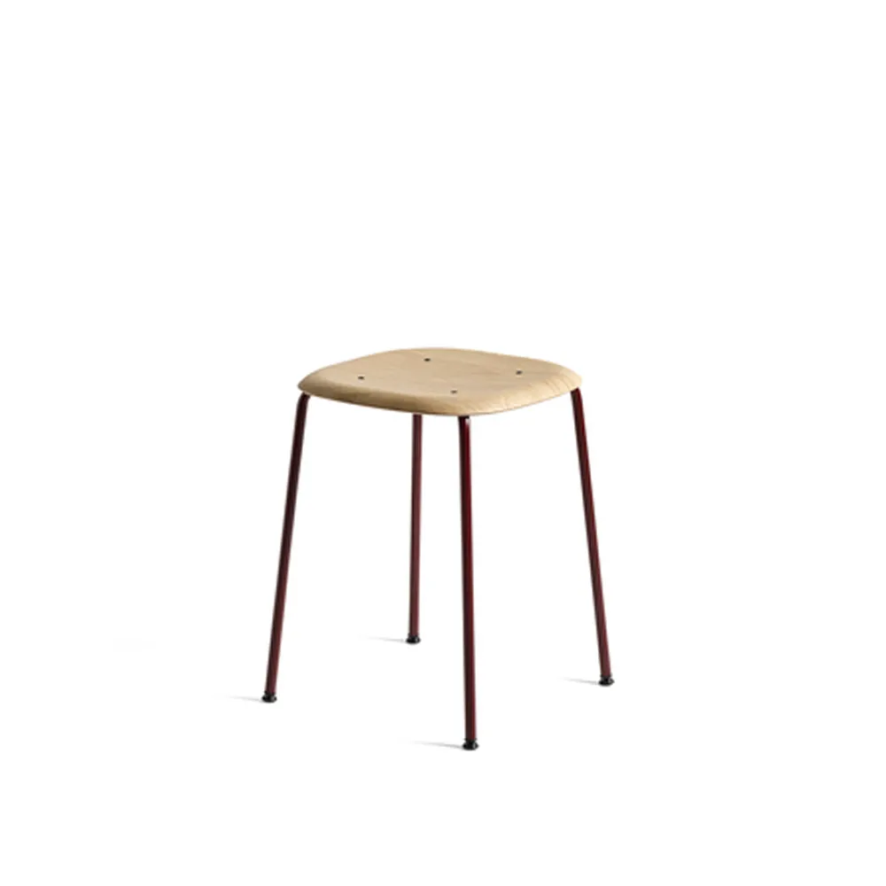 Soft Edge 70 pall, Ek-fall red stålstativ HAY