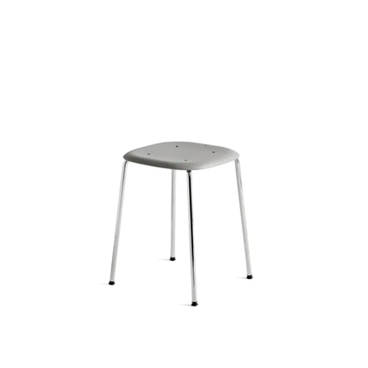 Soft Edge 70 pall - Soft grey, kromstativ - HAY
